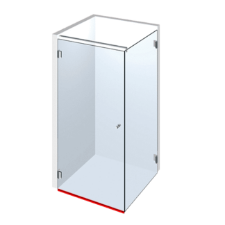 Douchedeur strips onderkant