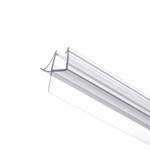 Douchestrip type A 8mm glasdikte. Onderkant douchedeur/ badwand. Lengte 1000mm. - Afbeelding 2